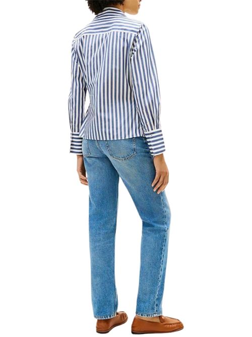 Camicia in popeline annodata Tommy Hilfiger | WW0WW4965004T